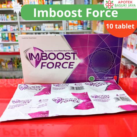 Jual Imboost Force Strip Isi 10 Kaplet Shopee Indonesia