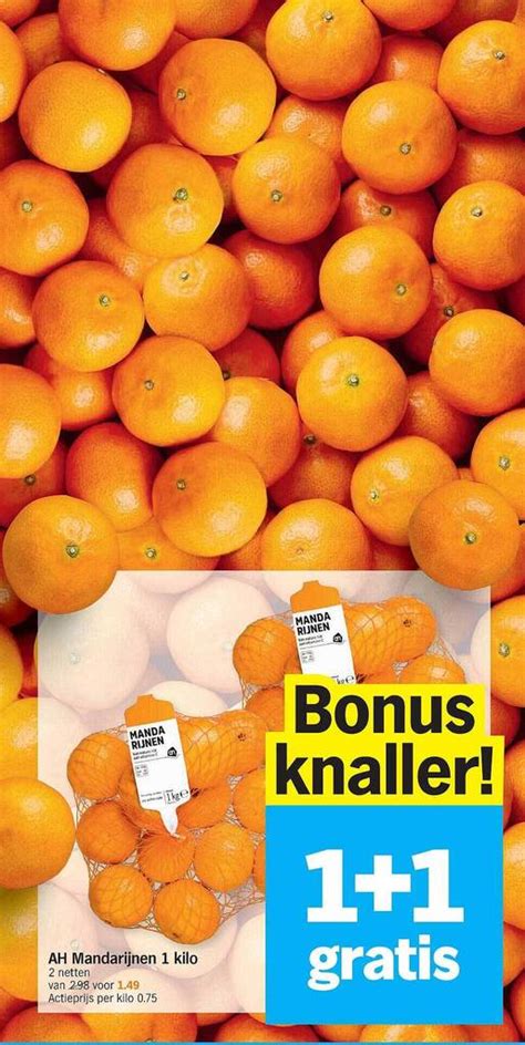 Ah Mandarinen Kilo Promotie Bij Albert Heijn