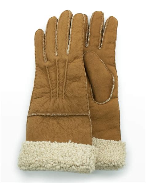 Portolano Cashmere Lined Napa Leather Gloves Neiman Marcus