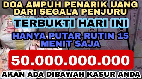 Alhamdulillah Terbuti Nyata Doa Mustajab Penarik Pintu Rezeki