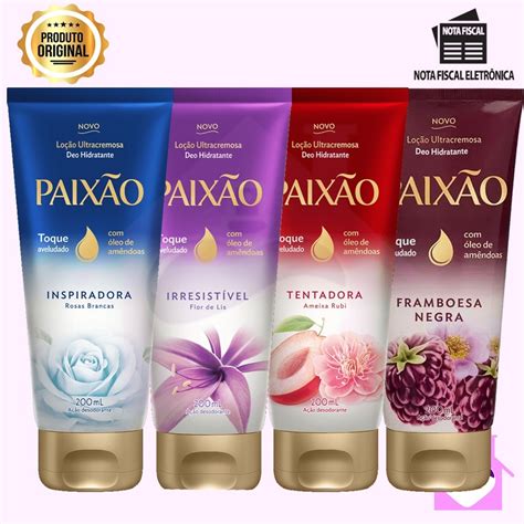 Hidratante Paixão Qual O Melhor - Hidratante Paixão 200ml Bisnaga ( Escolha ) | Shopee Brasil