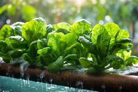 Premium Photo Lettuce Growing In A Greenhouse