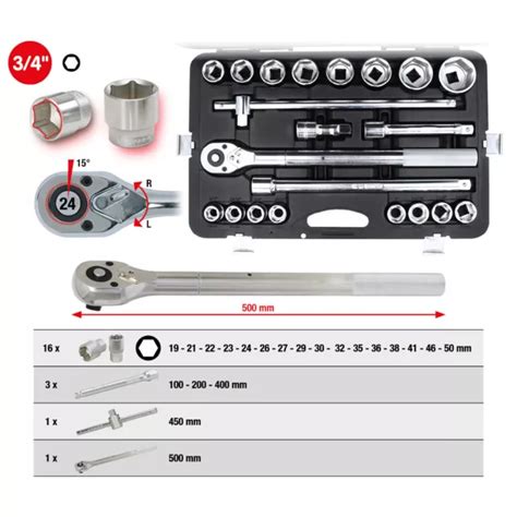 Ks Tools Steckschl Ssel Satz Tlg Knarrenkasten Lkw Traktor