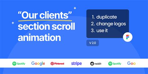 Our Clients Website Scroll Animation Figma