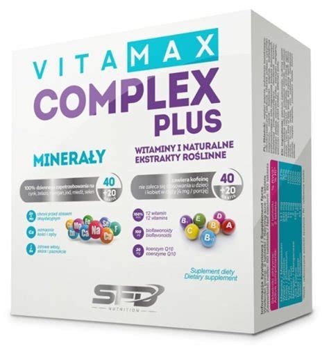 Sfd Vitamax Complex X Tabletek Tabletek Cena Opinie