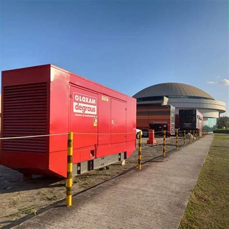 Locação de Aluguel de Gerador de Energia 168kVA diesel Loxam