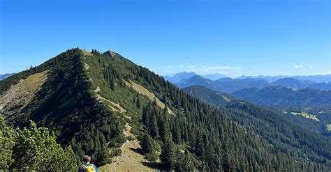 Bergtour über den Blaubergkamm in den Bayerischen Voralpen BERGFEX