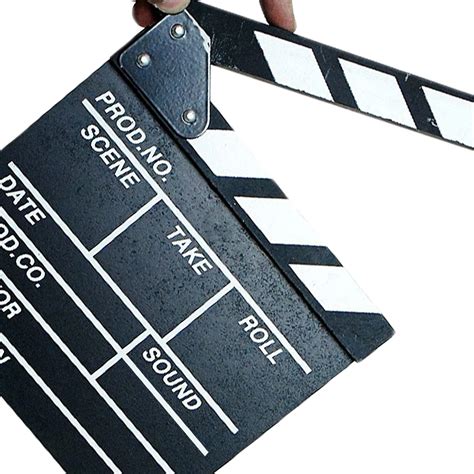 Director Video Scene Clapperboard Tv Movie Clapper Board Film Slate Cut