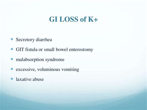 Hypokalemia diagnosis, causes and treatment