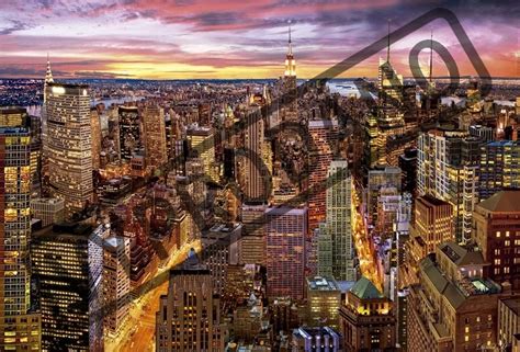 Educa Puzzle Mrakodrapy Na Manhattanu New York D Lk Puzzle