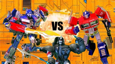 Optimus Prime, Optimus Primal, Fire Convoy, And Optimal Optimus ...