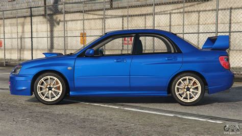 Subaru Impreza Wrx Sti Gdb Spanish Sky Blue [replace] Para Gta 5