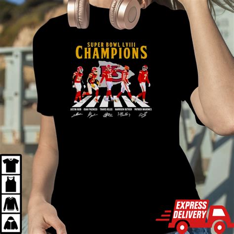 KC Chiefs Super Bowl LVIII Champions Reid Pacheco Kelce Butker and ...