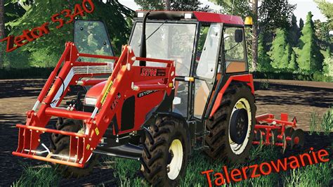 Talerzowanie Poplonu 2020 Zetor 5340 Farming Simulator 2019 YouTube