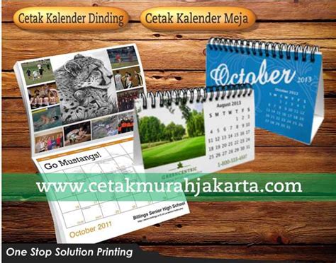 Percetakan Kalender Cetak Kalender Tempat Percetakan Kalender