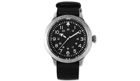 Mil Tec Army Uhr British Style Schwarz Waragod