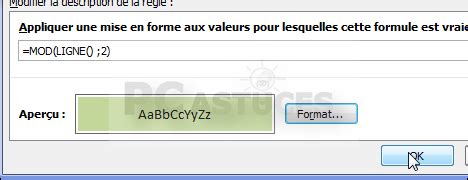 Colorer Automatiquement Une Ligne Sur Deux Excel