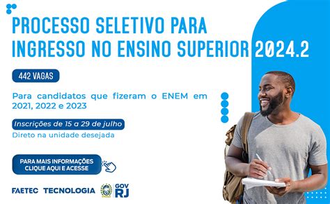 Processo Seletivo Para Ingresso No Ensino Superior