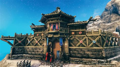 Viking Village gate Valheim Build