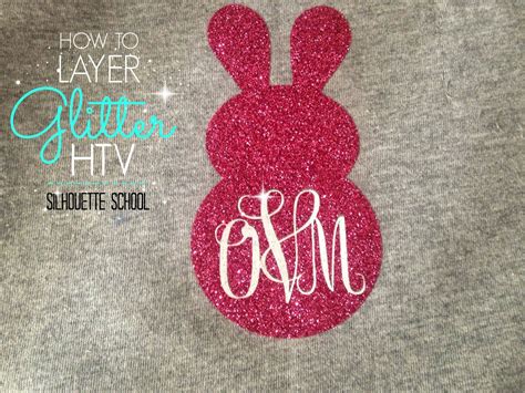 How To Layer Glitter Heat Transfer Vinyl Silhouette Sketch Pens Vinyl Projects Silhouette