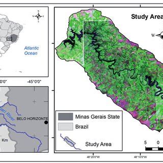 Mapa De Localizaci N De La Cuenca Media Baja Del R O Araguari