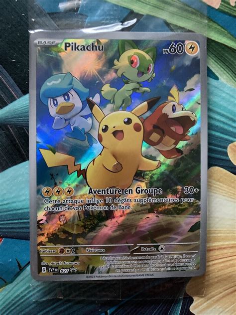 Carte Pok Mon Pikachu Svp Fr Evolutions A Paldea Ebay