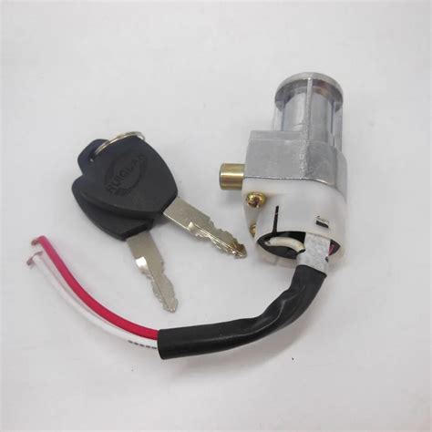 Electric Bicycle Ignition On Off Key Switch Qianhe Heavy Load E Bike Li Ion Battery Casing Lock