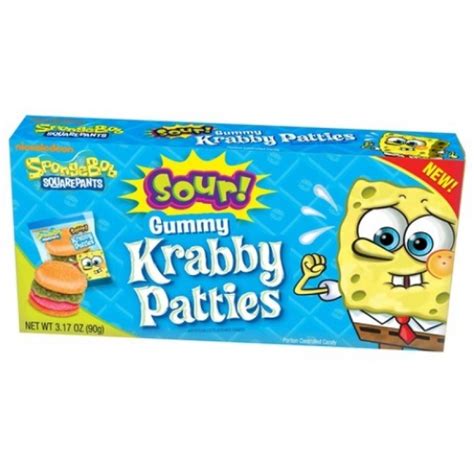 Theatre Boxes - Spongebob Gummy Krabby Patties Sour 72g