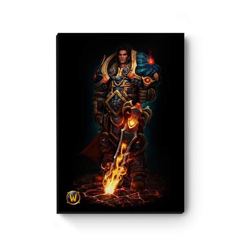 Quadro Decorativo Mdf World Of Warcraft Varian Ii