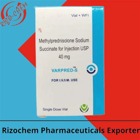 Methylprednisolone Injection Mg Varpred S Rizochem Pharma