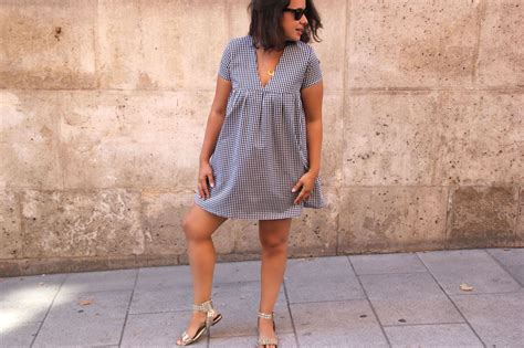 Diy Costura Vestido De Cuadros Vichy Patrones Gratis Free Pattern