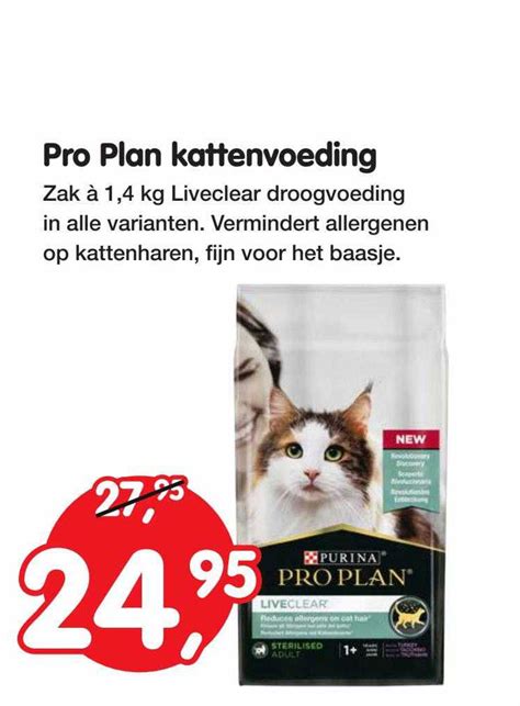 Pro Plan Kattenvoeding Aanbieding Bij Jumper Folders Nl