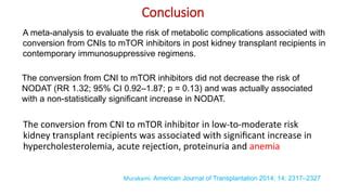 Comparison Of Glucose And Hemoglobin Concentration In Transplant