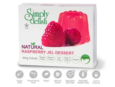 Simply Delish Natural Jelly Raspberry 20g King Online