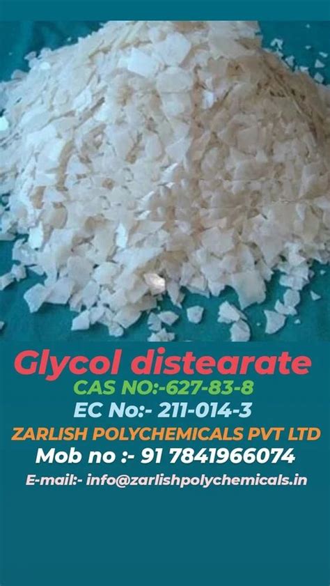 Glycol Distearate at best price in Thane by Zarlish Polychemicals ...