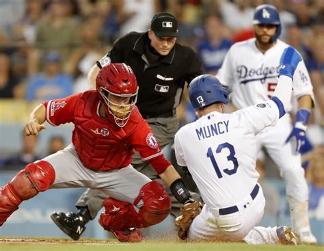 Angels Make Clutch Throws At The Plate To Hold Off Dodgers Los