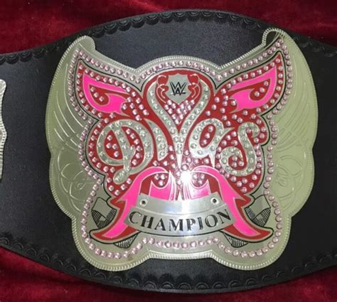 Wwe Divas Championship Belt Real Leather Adult Size Replica Ebay