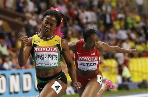 Jamaicas Fraser Pryce Wins 100 Meter Gold