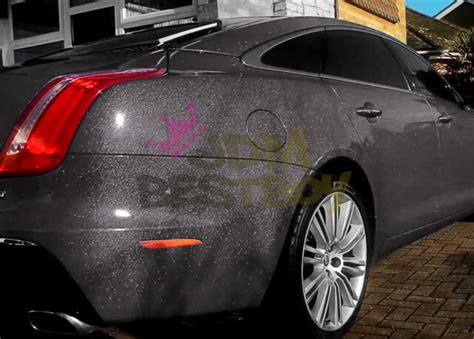 60x540 Premium High Gloss Glitter Gray Sparkle Car Vinyl Wrap Sticker