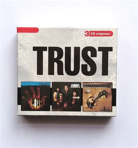 COFFRET TRUST 3CD ORIGINAUX 1ère édition 1998 Trust Répression Marche