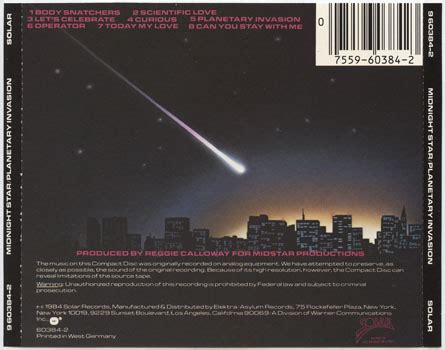 Target Cd Midnight Star Planetary Invasion V