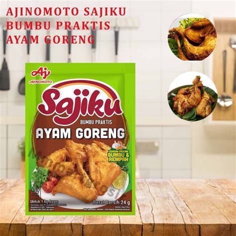 Jual Ajinomoto Sajiku / Bumbu Masak Instan Praktis / Bumbu Rasa Ayam ...