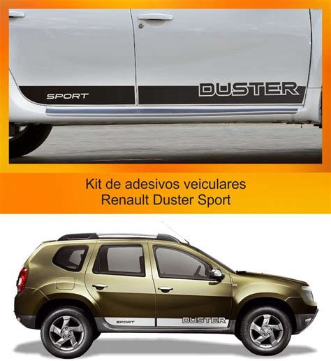 Kit Adesivo Renault Duster Sport Tuning Design Tech Road R 45 98 Em