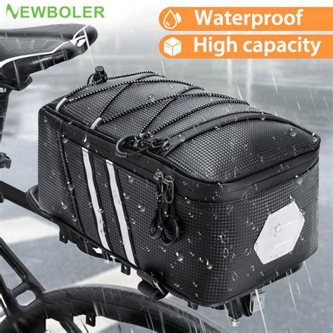 Newboler L Bike Rear Seat Bag Waterproof Large Capacity Bicycle Saddle