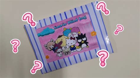 Sanrio Blind Bag Unboxing Asmr Squishy Paper Diy Minimong Paper