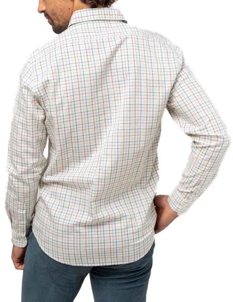 Camisa Scotta Viyela Crudo Para Hombre B