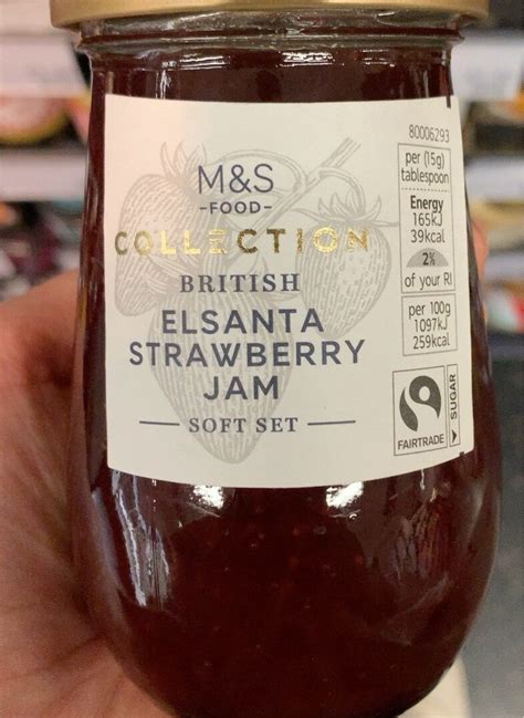 Elstana Strawberry Jam Marks And Spencer 250 G E