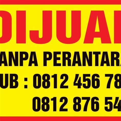 Jual Spanduk Rumahtanah Dijual Uk 100 X 80 Cm Kota Depok Hamka