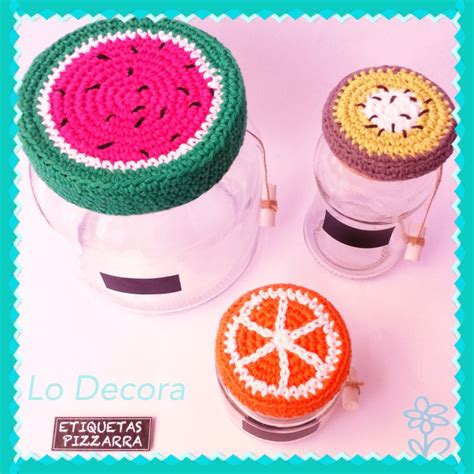 Frascos Decorados Crochet LoDecora Frascos Frascos Decorados