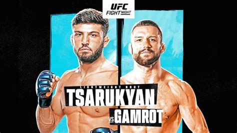 Watch UFC Fight Night Tsarukyan Vs Gamrot Online SonyLIV